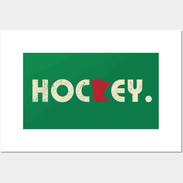 MN Hockey II Wall Art by mjheubach